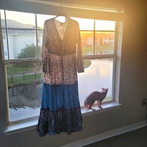 Superdry bohemian maxi dress medium